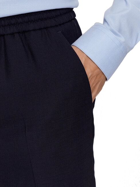 CK Straight-leg wool trousers Calvin Navy - Trousers