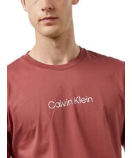 CALVIN KLEIN CK Short-sleeved T-shirt with embossed logo apple butter - T-shirt - 3