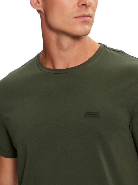 CK Slim fit stretch short-sleeved T-shirt midnight forest - T-shirt