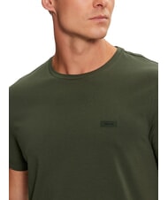 CALVIN KLEIN CK Slim fit stretch short-sleeved T-shirt midnight forest - T-shirt - 3