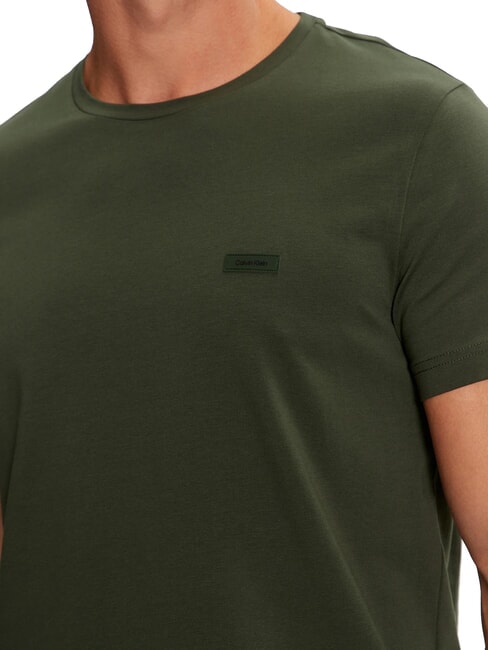 CK Slim fit stretch short-sleeved T-shirt midnight forest - T-shirt
