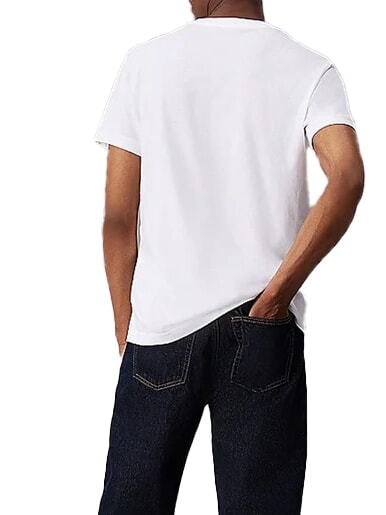 CK JEANS Regular fit short sleeve t-shirt bright white - T-shirt