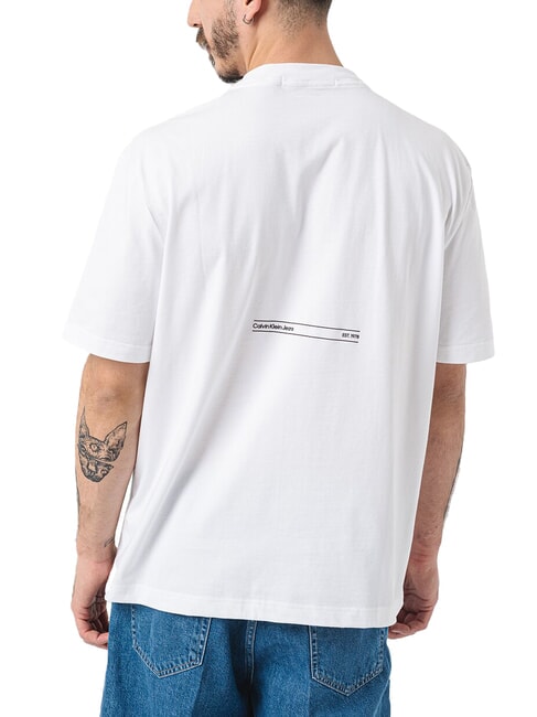 CK JEANS Embossed Euphoric short sleeve t-shirt bright white - T-shirt