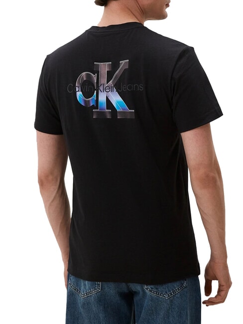 CK JEANS Short-sleeved cotton T-shirt ck black - T-shirt