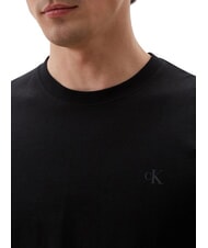CALVIN KLEIN CK JEANS Short-sleeved cotton T-shirt ck black - T-shirt - 3