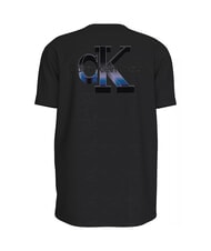 CALVIN KLEIN CK JEANS Short-sleeved cotton T-shirt ck black - T-shirt - 5