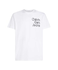 CALVIN KLEIN CK JEANS 3D logo print short-sleeved T-shirt bright white - T-shirt - 5