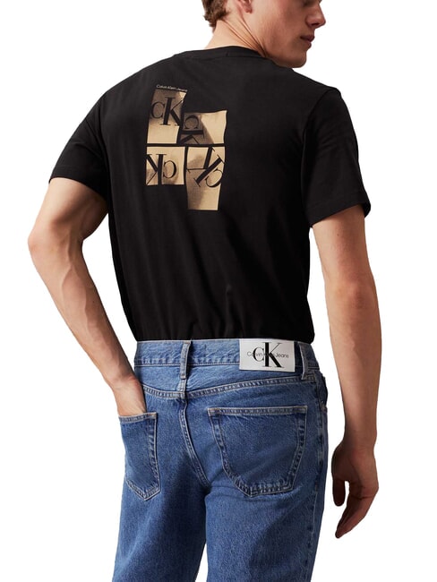 CK JEANS Multibox print t-shirt, regular fit ck black - T-shirt