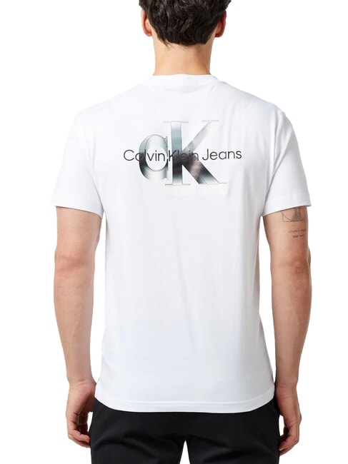 CK JEANS Short-sleeved cotton T-shirt bright white - T-shirt