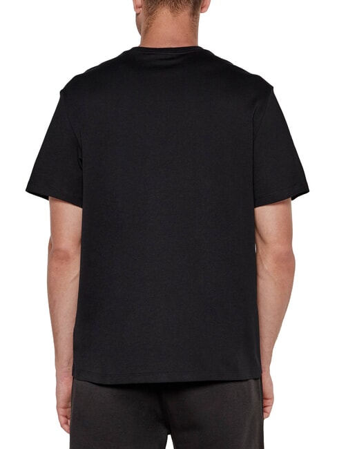 CK JEANS Short-sleeved cotton T-shirt with logo black - T-shirt