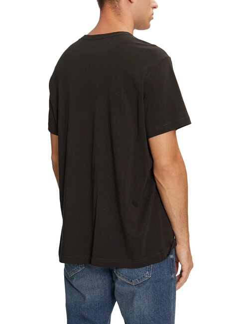 CK Short-sleeved cotton T-shirt black - T-shirt