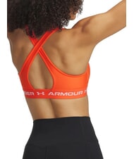 UNDER ARMOUR CROSSBACK MID Sports Bra fire - Women's Underwear - 2