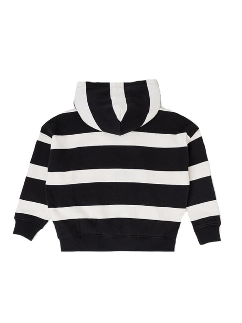 CK KIDS Full zip hoodie ck black/ivory stripe - Baby Sweatshirt
