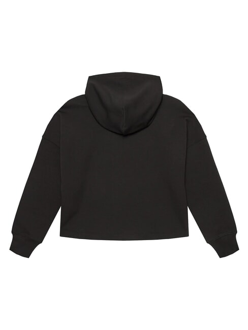 CK KIDS Glitter logo print hoodie ck black - Baby Sweatshirt