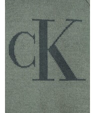 CALVIN KLEIN CK KIDS Crew neck sweatshirt with buttons meteor green - Baby Sweatshirt - 2