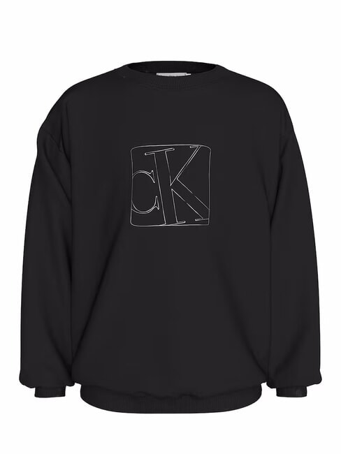 CK KIDS Crewneck sweatshirt with print ck black - Baby Sweatshirt