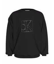 CALVIN KLEIN CK KIDS Crewneck sweatshirt with print ck black - Baby Sweatshirt - 4