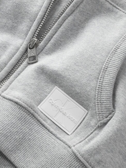 CK KIDS Zip-up hoodie with pockets light gray heather - Baby Sweatshirt