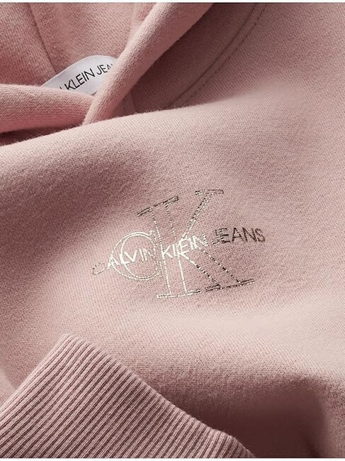 CK KIDS Metallic logo hoodie delicate roses - Baby Sweatshirt