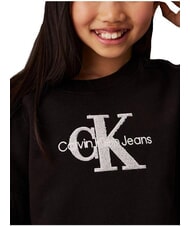 CALVIN KLEIN CK KIDS Crewneck sweatshirt with sherpa logo ck black - Baby Sweatshirt - 3