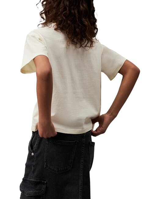 CK KIDS Short-sleeved T-shirt with glitter logo afterglow - Child T-shirt