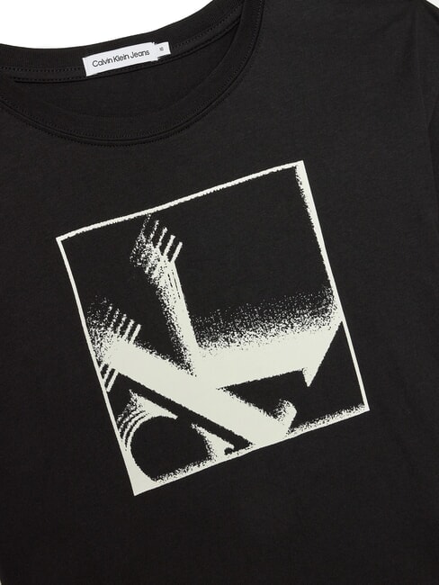 CK KIDS Short-sleeved cotton T-shirt with print ck black - Child T-shirt