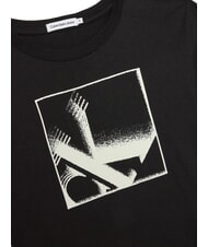 CALVIN KLEIN CK KIDS Short-sleeved cotton T-shirt with print ck black - Child T-shirt - 3