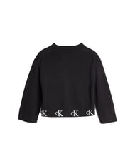 CALVIN KLEIN CK KIDS Cardigan with buttons and logos ck black - Children's Sweaters - 3