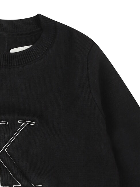 CK KIDS Crew neck sweater for newborns ck black - Rompers and baby outfits