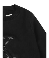 CALVIN KLEIN CK KIDS Crew neck sweater for newborns ck black - Rompers and baby outfits - 3
