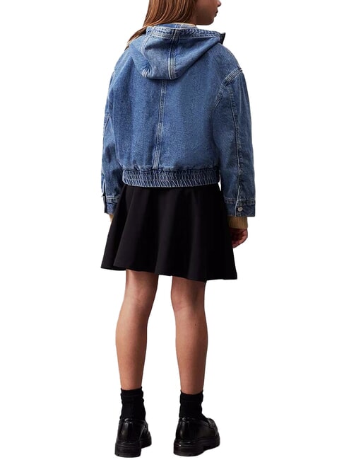 CK KIDS Short skirt with elastic waist ck black - Little girls' skirts
