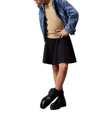 CALVIN KLEIN CK KIDS Short skirt with elastic waist ck black - Little girls' skirts - 3