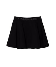 CALVIN KLEIN CK KIDS Short skirt with elastic waist ck black - Little girls' skirts - 6