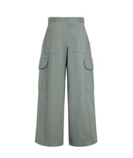 CALVIN KLEIN CK KIDS Girls' cotton cargo trousers meteor green - Children's trousers - 5