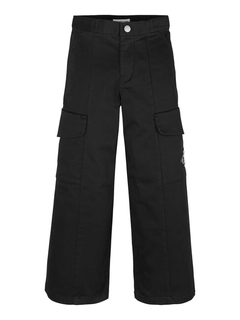 CK KIDS Girls' cotton cargo trousers ck black - Children's trousers