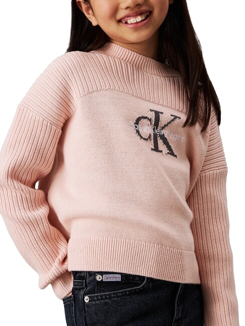 CK KIDS Relaxed fit girls' jeans blue black rigid - Children's trousers