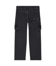 CALVIN KLEIN CK KIDS Children's jeans with pockets charcoal gray rgd - Children's trousers - 3