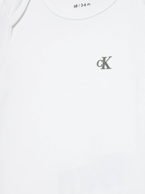 CK KIDS Set of 2 baby bodysuits pink sand / bright white - Rompers and baby outfits