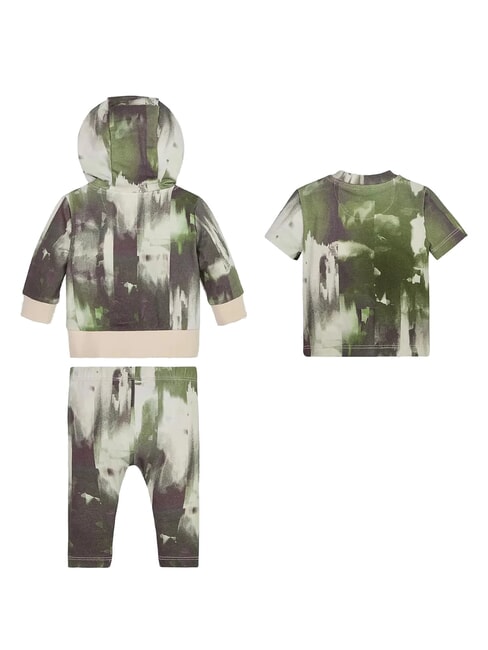 CK KIDS 3-piece gift set: T-shirt, trousers and sweatshirt for newborns holographic aop - Rompers and baby outfits