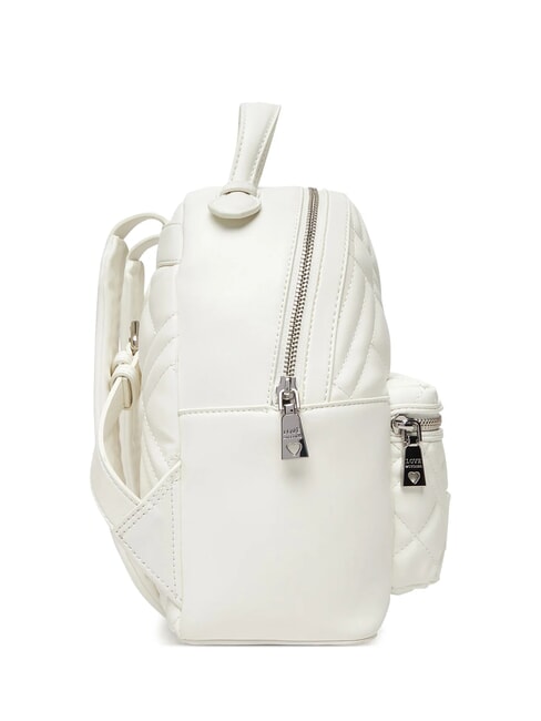 QUILTED Backpack with pocket White - Women&rsquo;s Bags