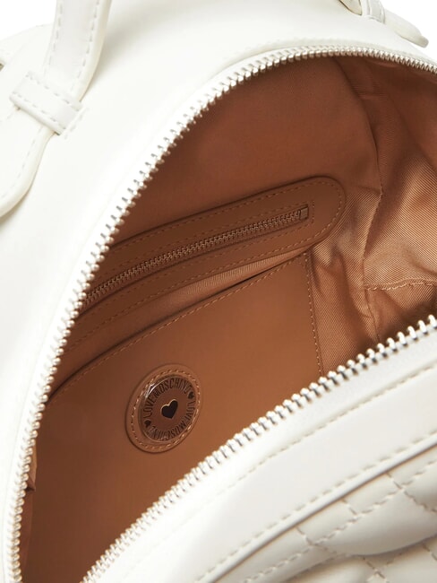QUILTED Backpack with pocket White - Women&rsquo;s Bags