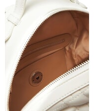 LOVE MOSCHINO QUILTED Backpack with pocket White - Women&rsquo;s Bags - 5