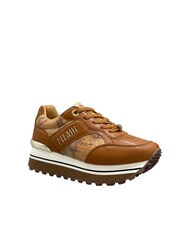 ALVIERO MARTINI PRIMA CLASSE GEO JR Platform sneakers Leather / Geo Beige - Women’s shoes - 3