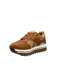 ALVIERO MARTINI PRIMA CLASSE GEO JR Platform sneakers Leather / Geo Beige - Women’s shoes - 5