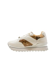 ALVIERO MARTINI PRIMA CLASSE GEO JR Platform sneakers off-white/geo beige - Women’s shoes - 4
