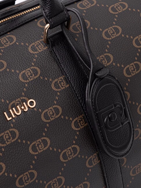 CIRRY Large logo duffel bag with shoulder strap BLACK - Duffle bags