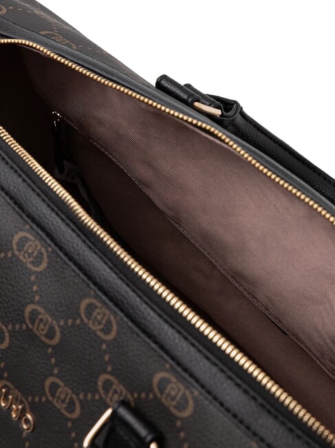 CIRRY Large logo duffel bag with shoulder strap BLACK - Duffle bags