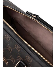 LIUJO CIRRY Large logo duffel bag with shoulder strap BLACK - Duffle bags - 5