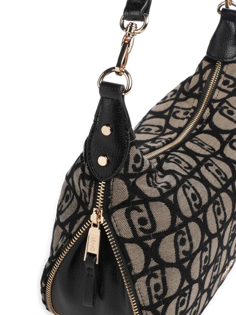 KALISKA Dual-function jacquard fabric bag tobacco - Women’s Bags