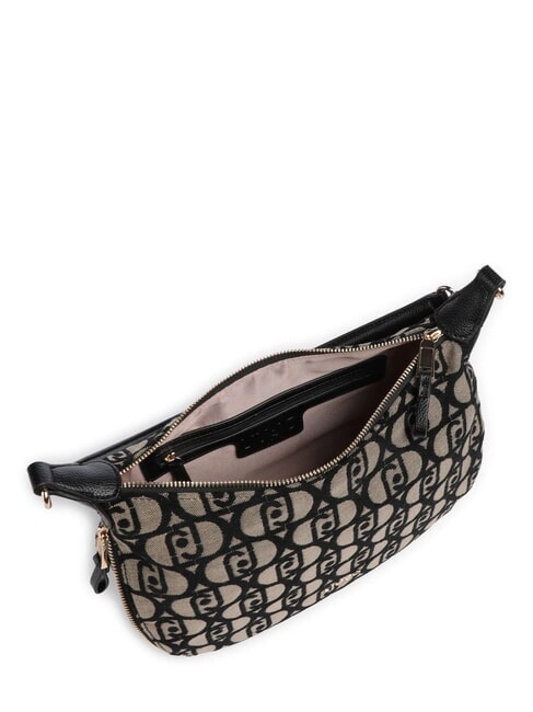 KALISKA Dual-function jacquard fabric bag tobacco - Women’s Bags